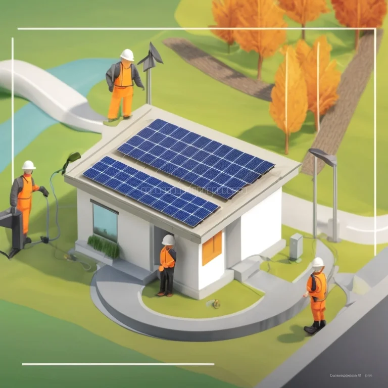 Solar panels on a Canadian rooftop with monitoring dashboard
